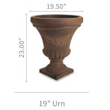 Crescent Garden Festonada Urn Planter 