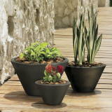 Crescent Garden Gramercy Round Planter 