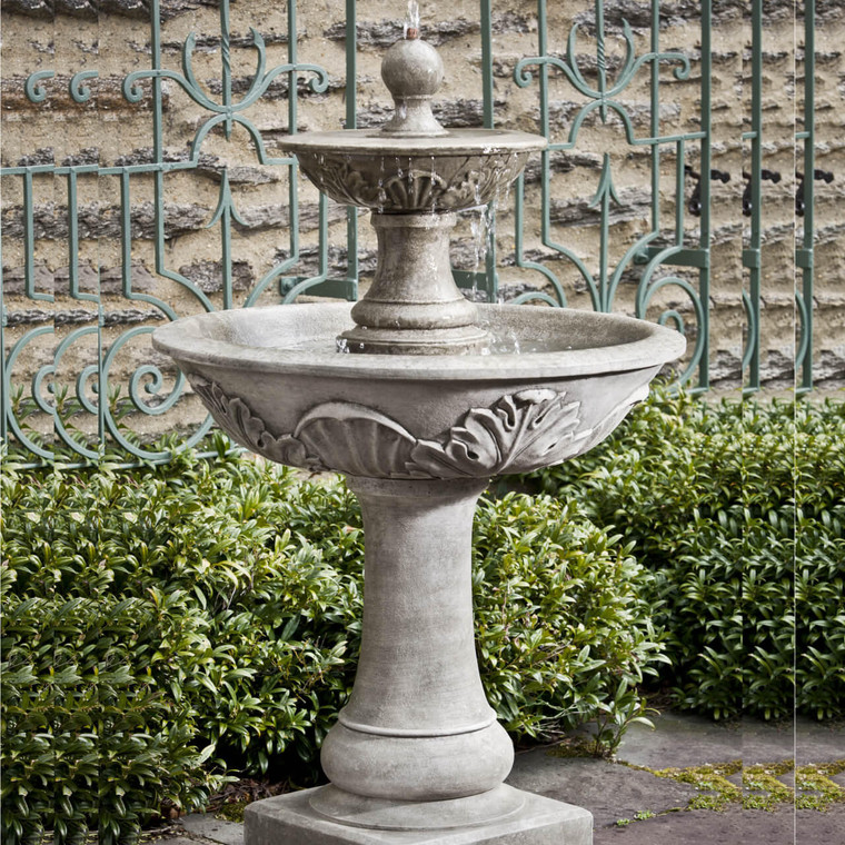 Campania Acanthus Two Tier Fountain 