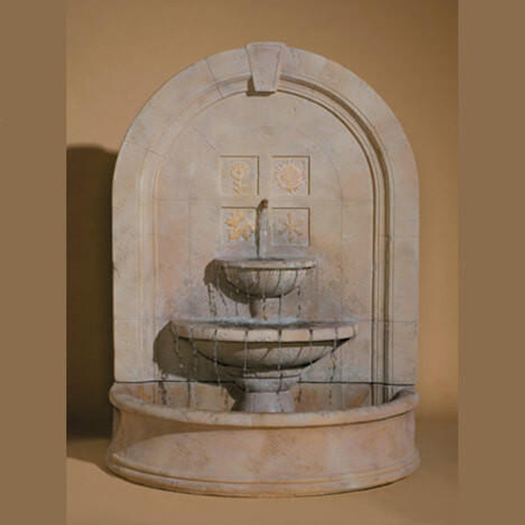 Fiore Stone Seasons Change Wall Fountain 