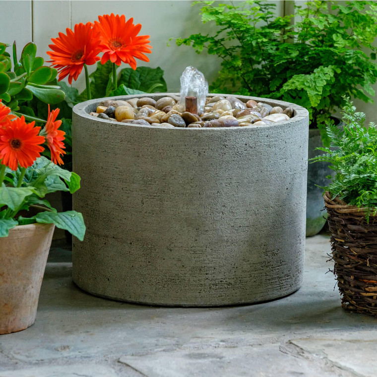 Campania Salinas Pebble Fountain, Low 