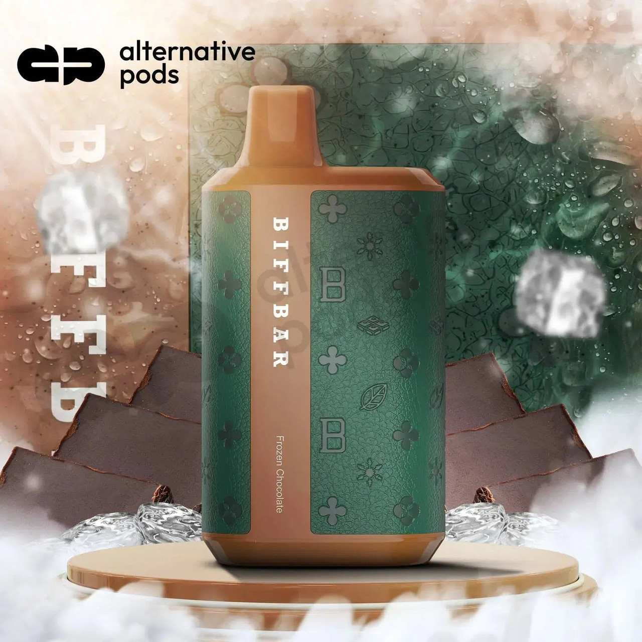 chocolate vape disposable BIFFBAR Lux 5500 Puffs $6.99 Choose Strength:1000mg CBD cbd relax Karats | Premium Hemp-Derived