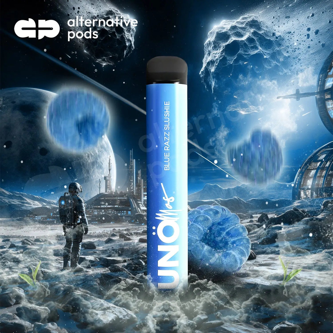 blue raspberry slushie vape Uno Mas Disposable $4.99 Fifty Bar Nixodine Variant:OG Mnster FUME Ultra 2500 l