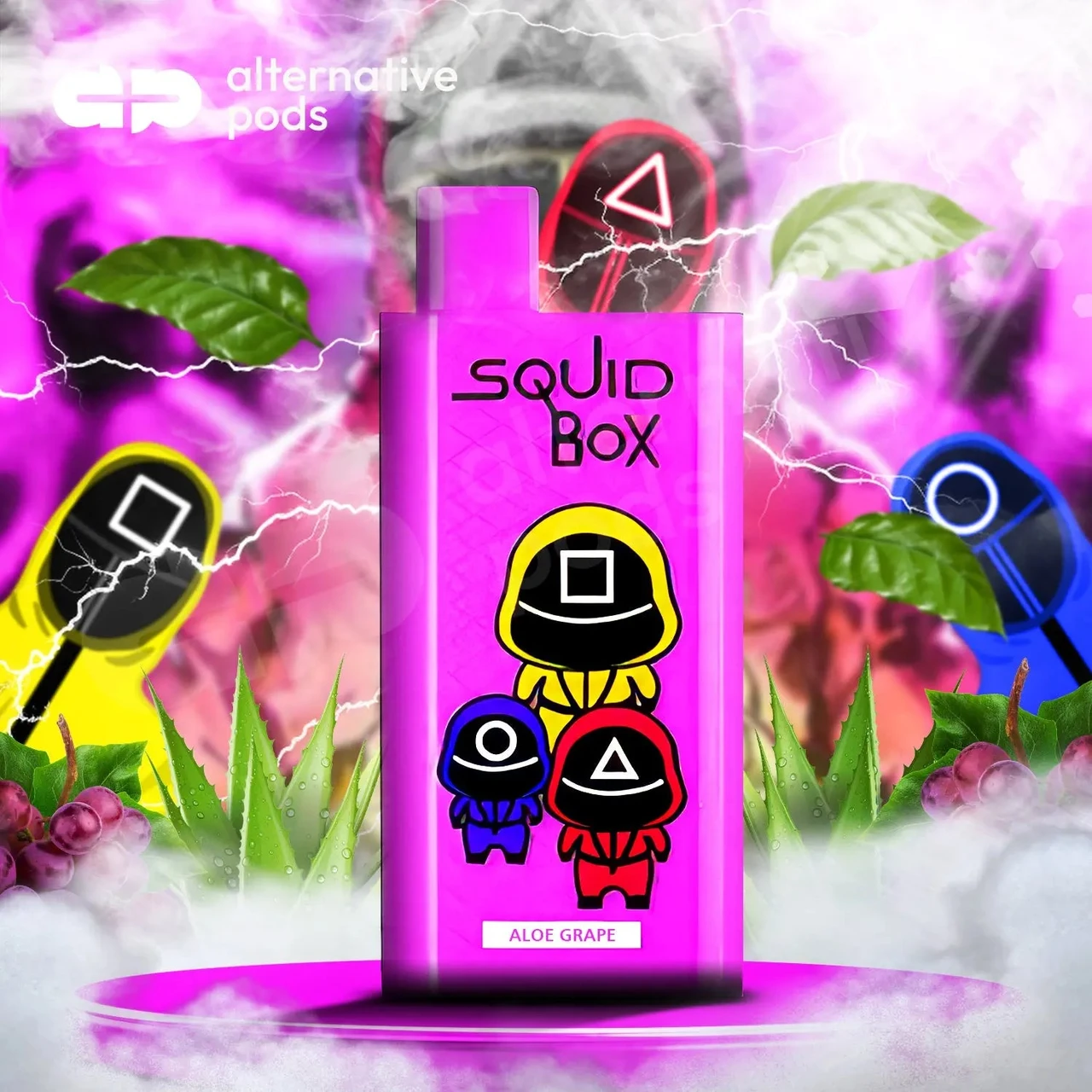 box vape disposable R and M Squid $6.99 Crossbar X 20K Vape Adjustable Sweetness Vape Choose Flavor:Nola Series - Strawberry