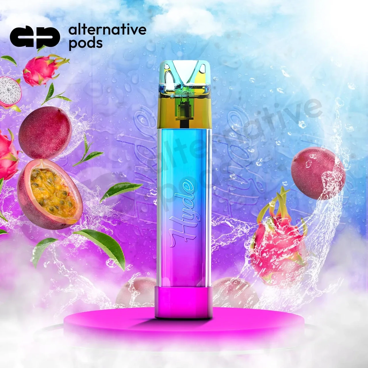 hyde edge rave vape Recharge strawberry cupcake Strength:5.0% HQD Cuvie Plus Disposable