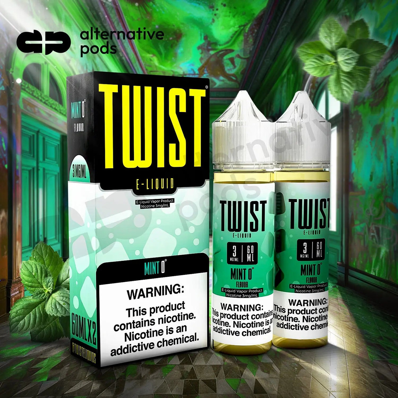 vape juice 120ml Twist E-Liquid (60ML x 2) - Alternative pods Lost Mary BM6000 V2 include Choose Flavor:Cotton Carnival Edition-Strawberry Cotton Carnival