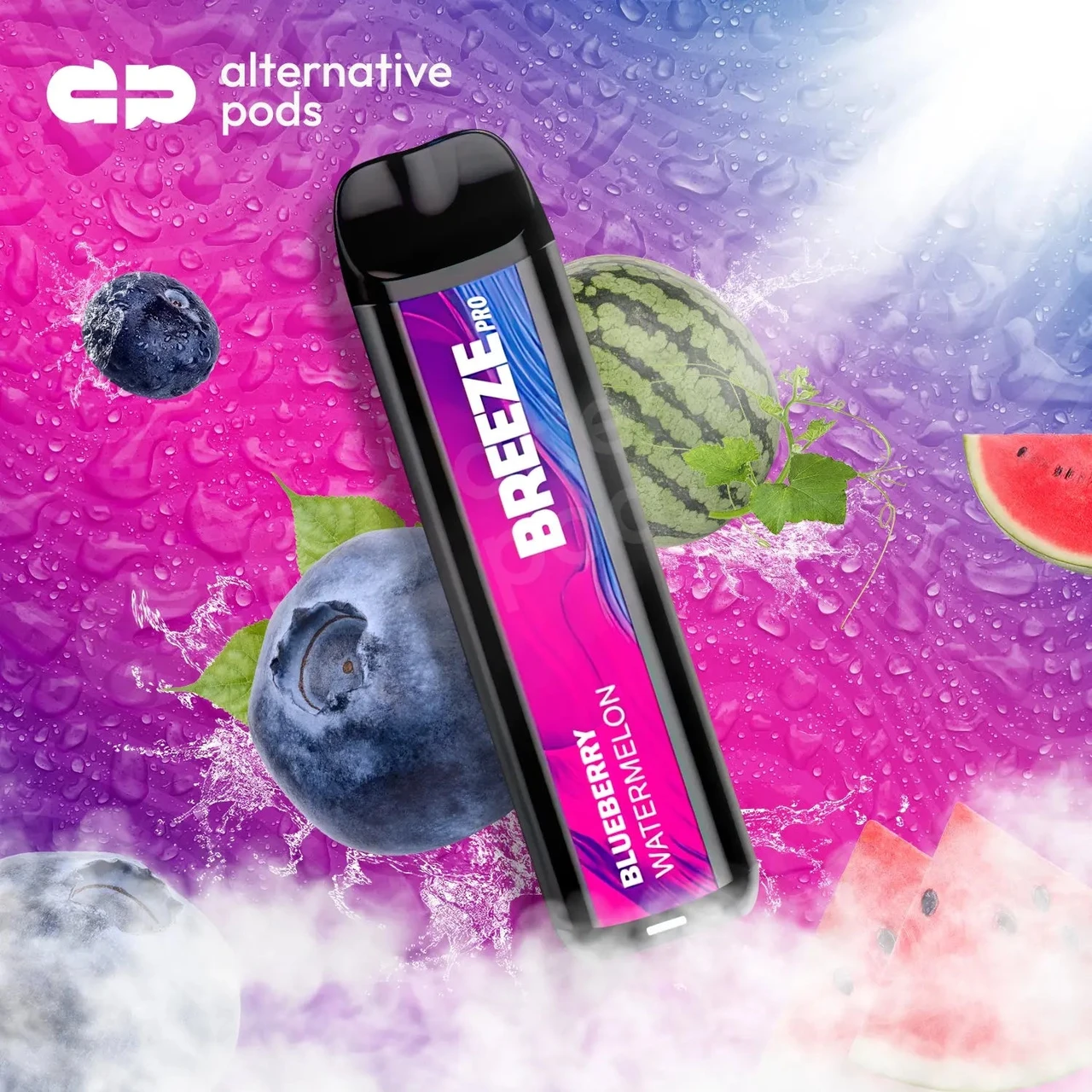 breeze watermelon vape Pro 2000 Puffs Disposable 5% - Alternative pods RAZ Salt Jolly Blue group flavour-fruit Flavours:Guava Lemon