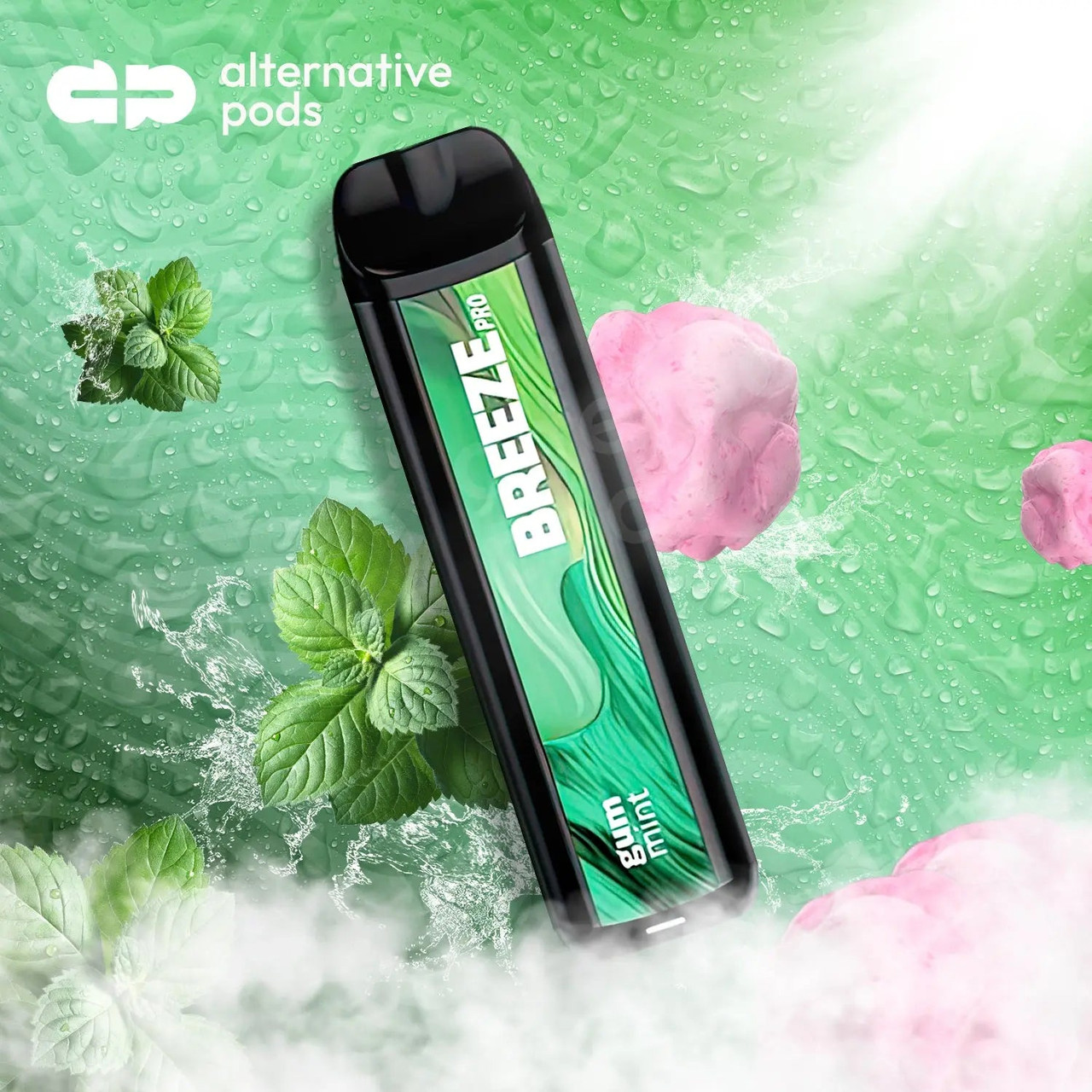 breeze vape mint flavors Pro 2000 Puffs Disposable 5% - Alternative pods Flavor:Red Ice capacity:20mL California Tobacco TBCO BARN