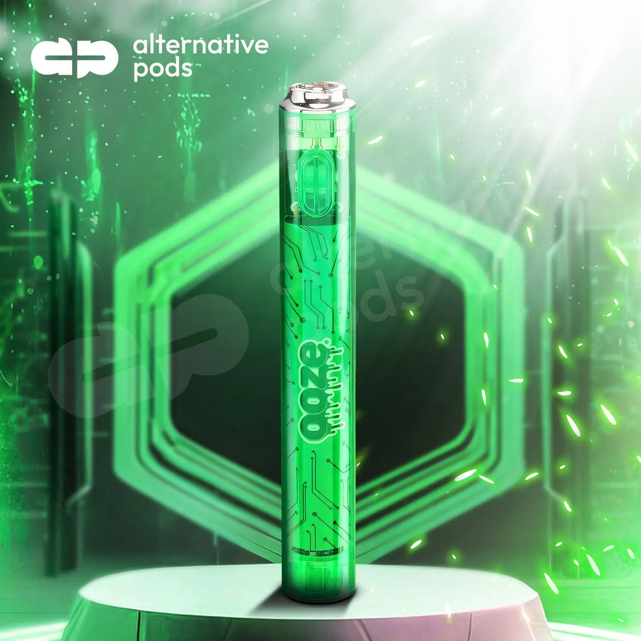 vape battery flashing green Ooze Slim Flex Temp 400mAh Flavour:Btango Bad Drip – Sweet off-stamp x-cube crystal kit