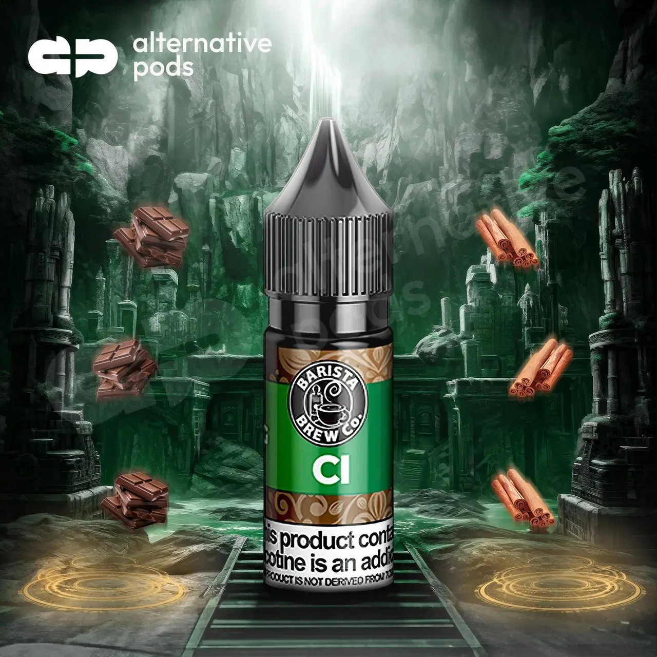 barista brew vape juice Co. Synthetic Nicotine Salt E-Liquid 30ML - Alternative pods E-liquid flavor:Strawberry Cherry Raspberry Foger Bit 35K Disposable led fog lamps