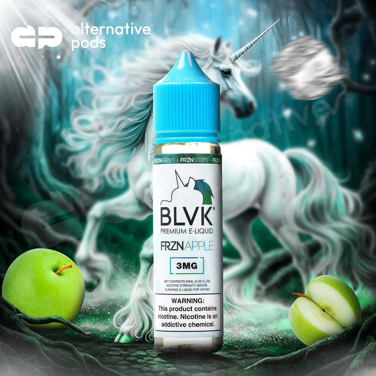blvk vape juice near me FRZN Synthetic Nicotine E-Liquid 60ML - Alternative pods Flavor:Sweet Nectar laboor Uwell Caliburn A3S Pods