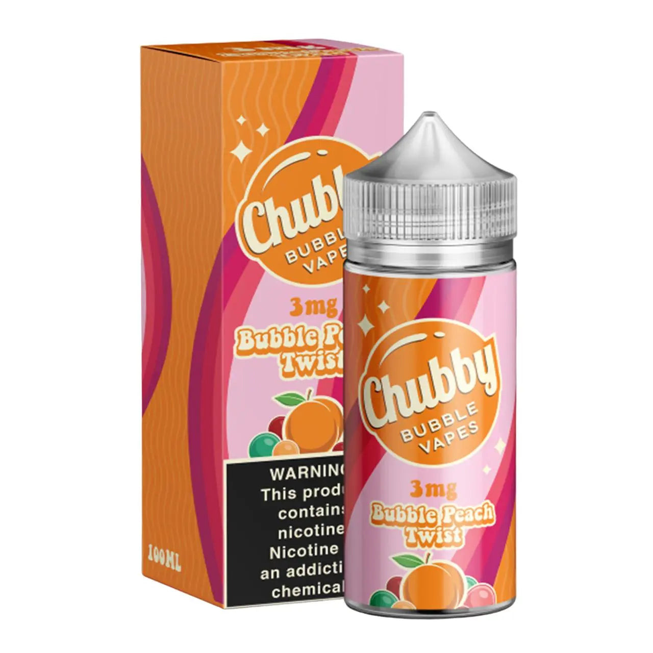 chubby purp vape juice Bubble Vapes Nicotine E-Liquid 100ML - Alternative pods The taste:Peach Mango Watermelon & Pina Colada How To Use VooPoo Tangy Blue Razz Flavor