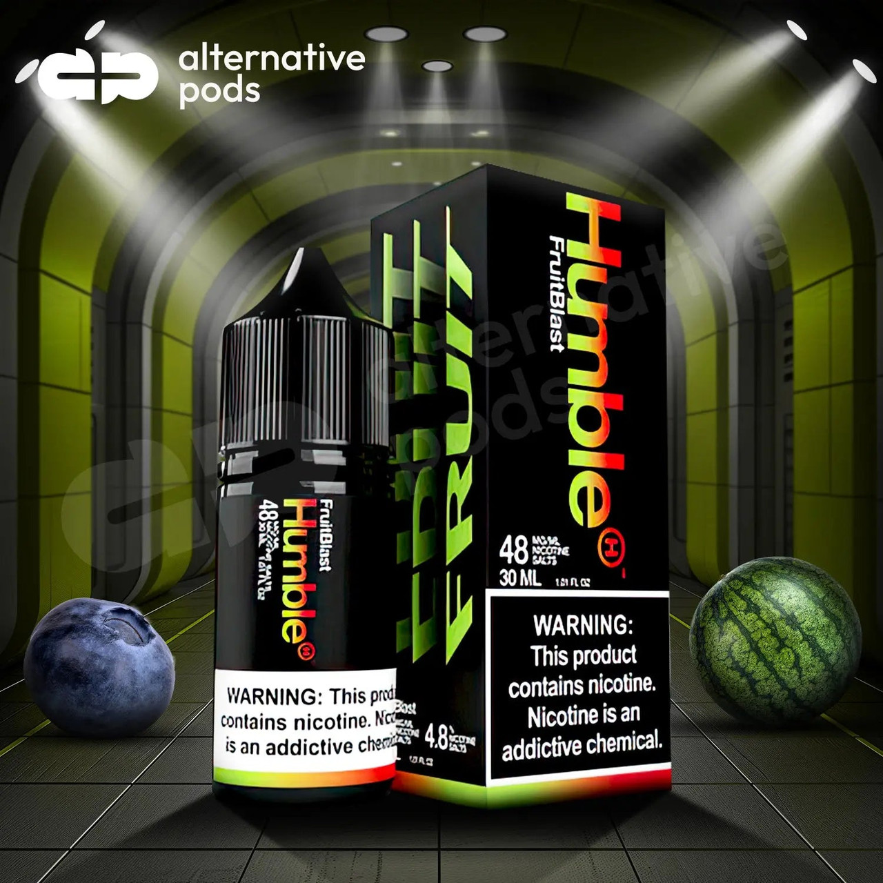 humble juice vape Co. Synthetic Nicotine Salt E-Liquid 30ML Select Flavor ::Lemon Mist Ice Brand_Pod Juice How to Unclog Vape