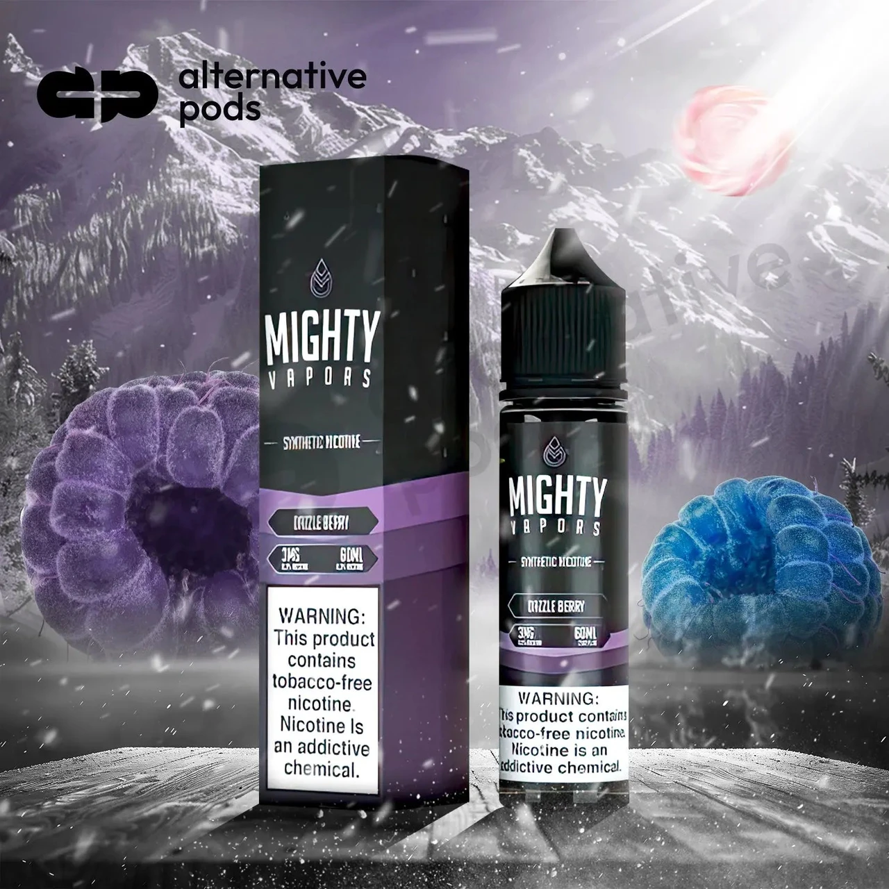 vape alternative with smoke Mighty Vapors Synthetic Nicotine E-Liquid 60ML - pods Sabor:Durazno Jugoso con Hielo Juul announces it will vape shop near me