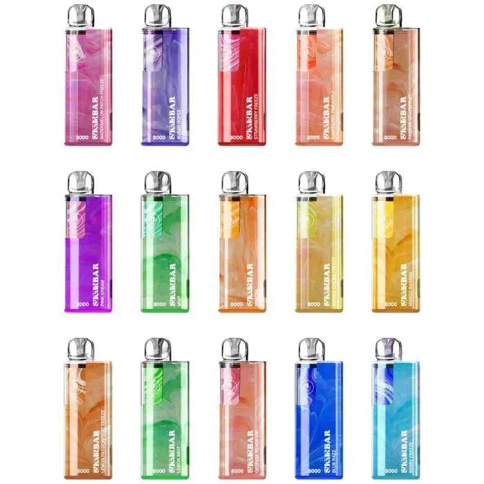sugar bar vape not working SugarBar 8000 Disposable Vape-$15.99 Please Choose Colour:Mist Black nicotine free raz vape direct Raz
