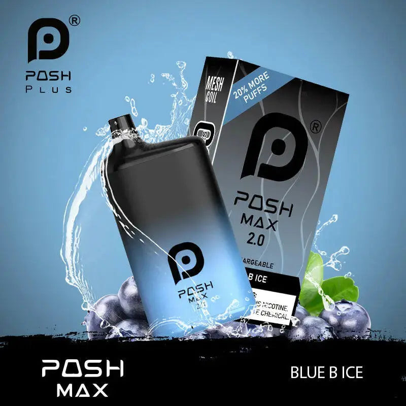 buy posh vapes online MAX 2.0 5200 Disposable Why Is My Fume topten Color:Onyx Black