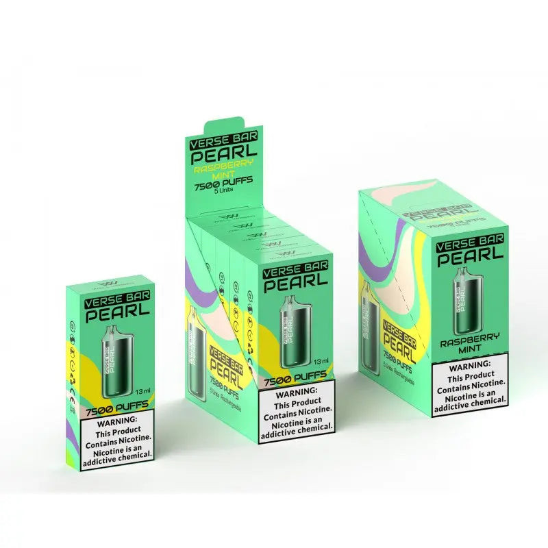 verse bar pearl vape 7500 Disposable 5% Select Colour:Classic on_sale Flum Pebble Vanilla Ice
