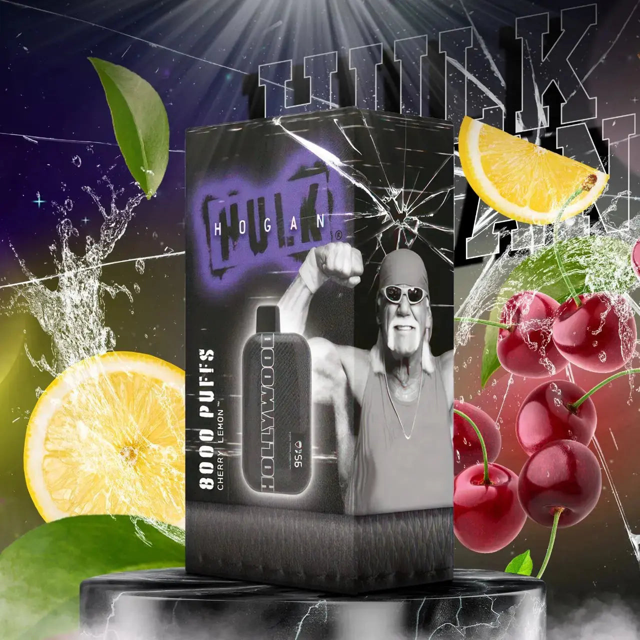 hulk hogan hollywood 8000 puffs disposable vape Colour:Matter Silver Vaporizer Pipes VaporLax BOBO Vape |