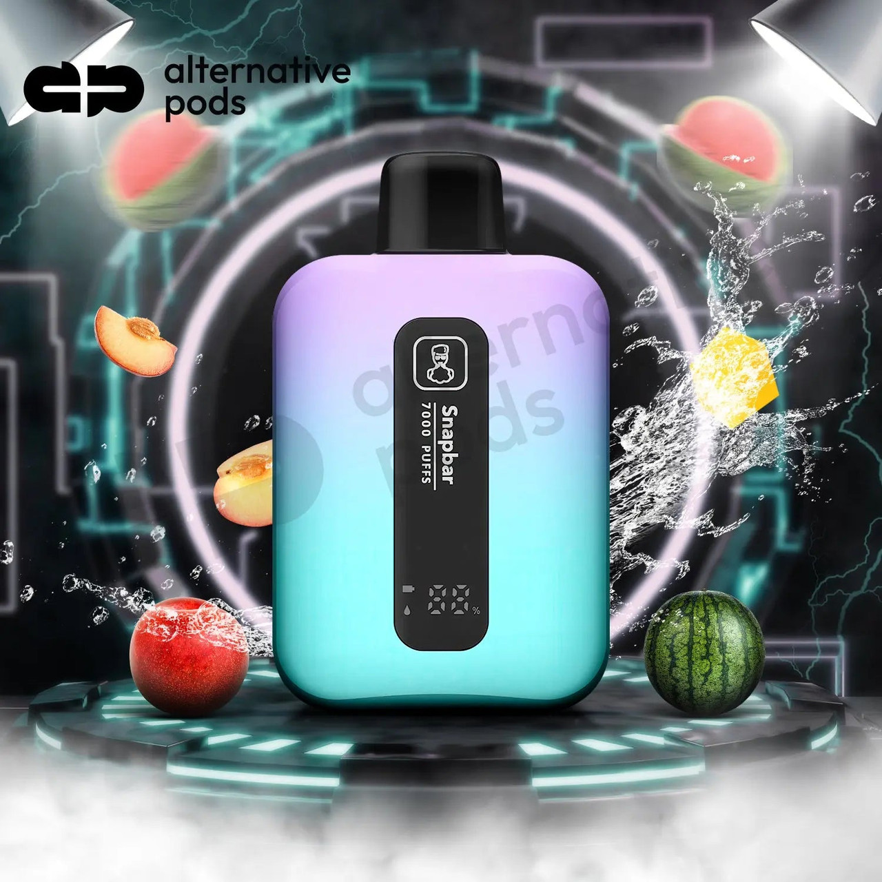 snap bars vape Snapbar 7000 Disposable Flavor:Blue Berry P&B Cloud premium disposable pod Blue Razz Ice UT