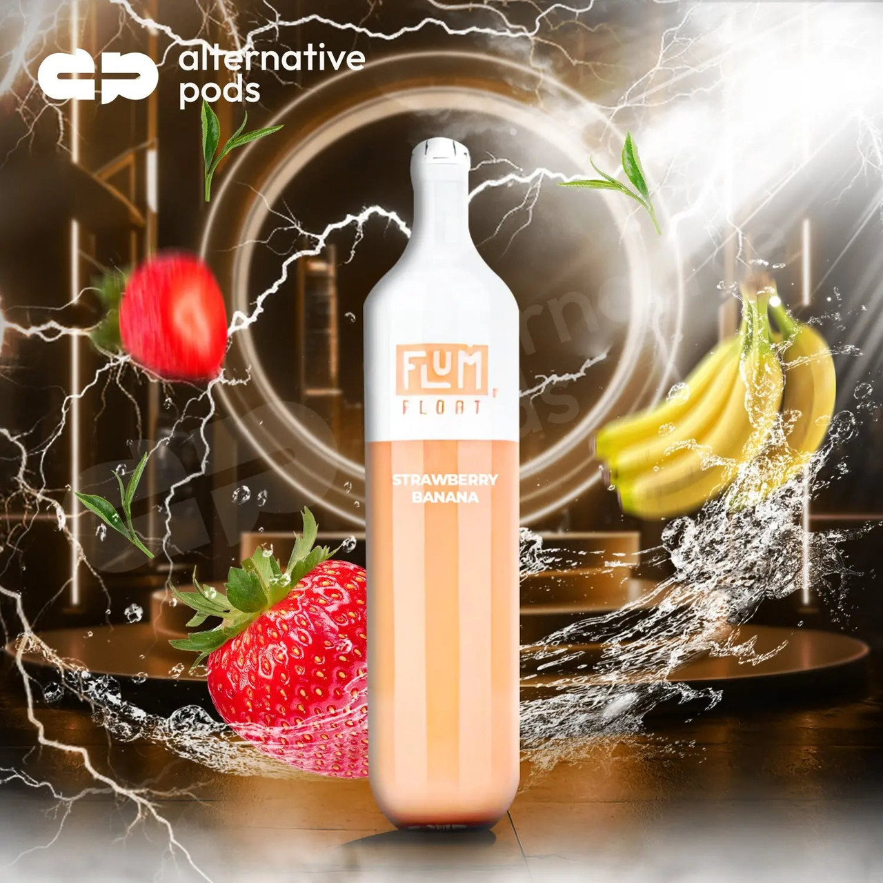 strawberry banana flum float 5% 3000 Puffs Disposable Vape - Alternative pods light Select Flavor ::Pink Lemonade Mint vuse pods zero nicotine