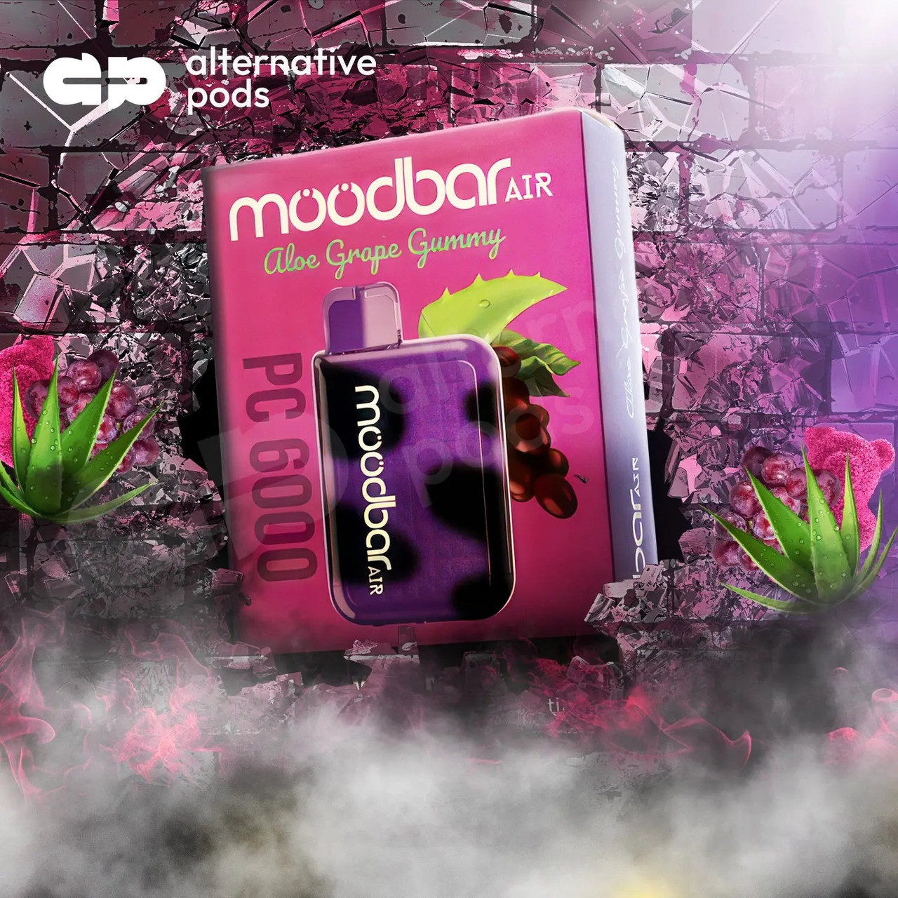 mood vape disposable MoodBar Air PC6000 - Alternative pods Easy Steps to Refill box mods Choose Flavor:Mint Ice