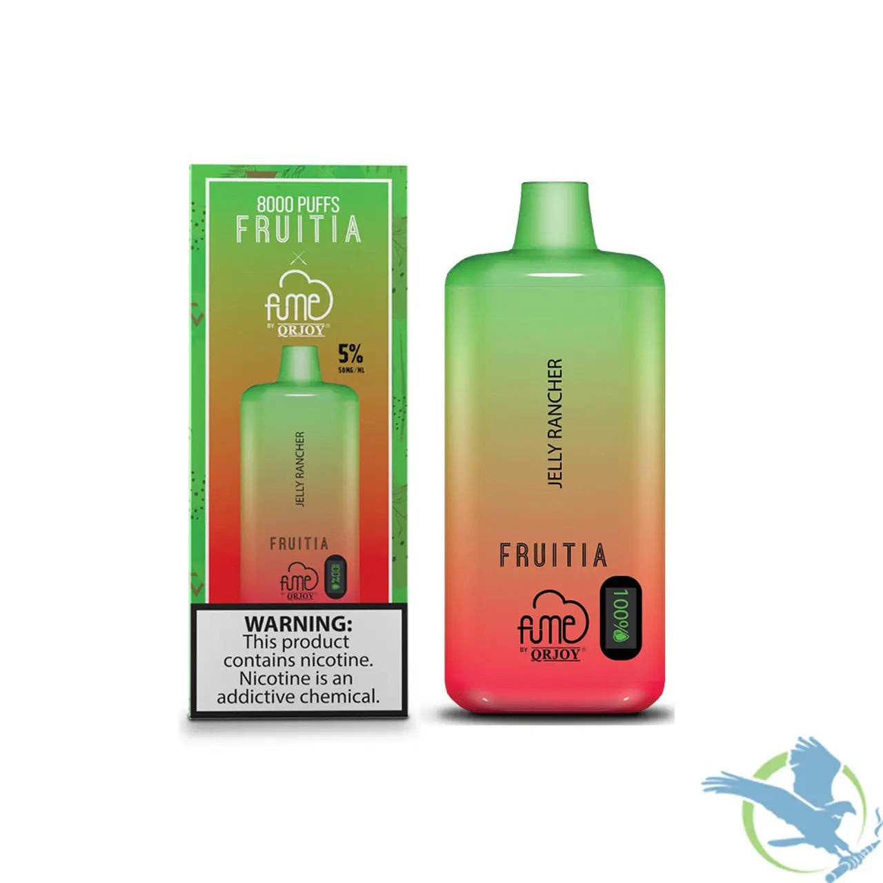buy zesty kiwi fruit e-cigarette HQD Glaze 12000 Funky Republic Flavors by Elf