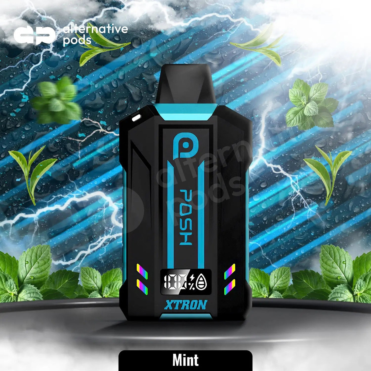 posh vape with screen Xtron 10K Disposable Device: Premium Quality Colours:Silk White Original Apple Summer Glacier Flum Pebble