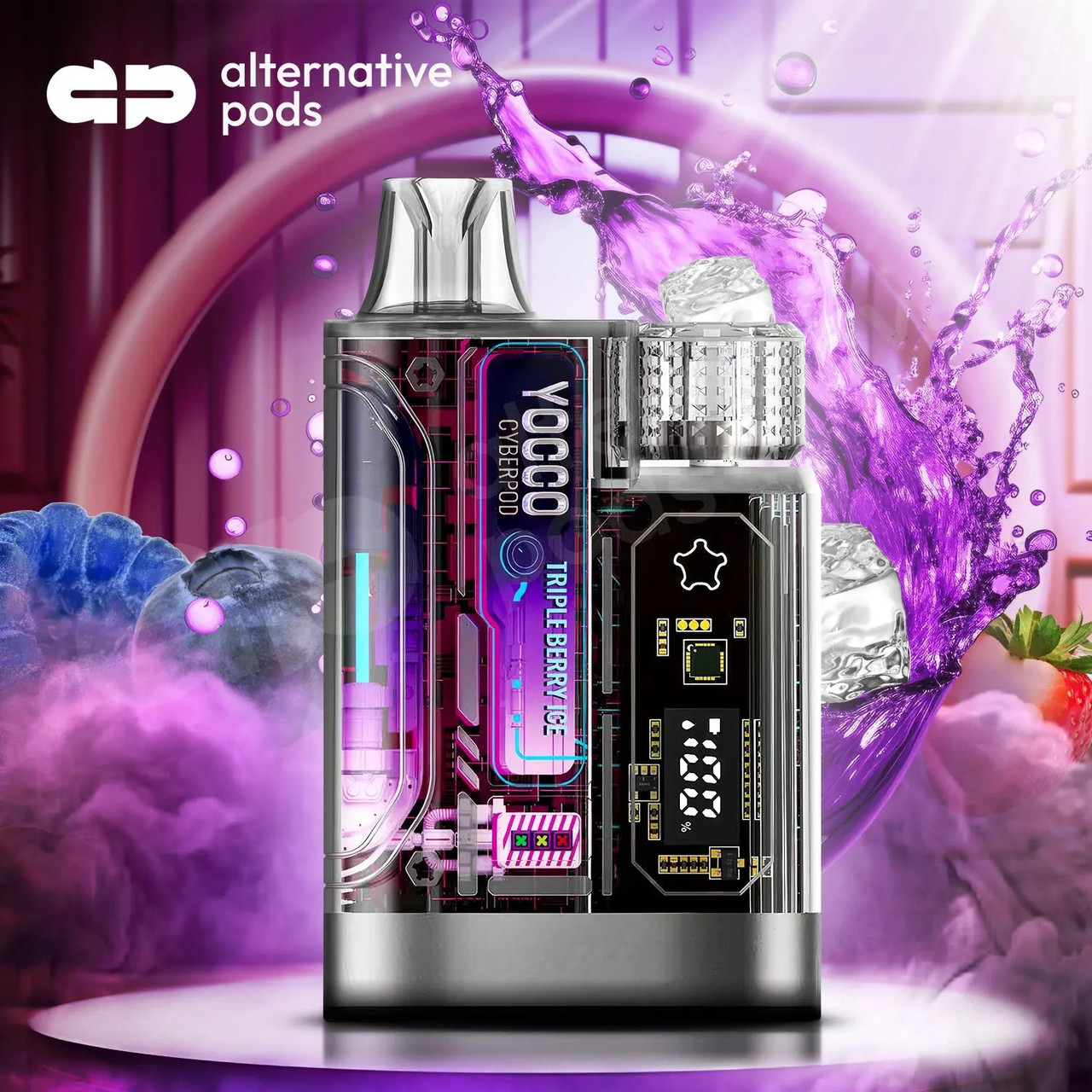 vape smoke machine buy online Yocco Cyberpod 12000 5% Flavor:Raspberry Grape Orange Secure Access cheap vape mods under Elf Bar 20000 Puffs