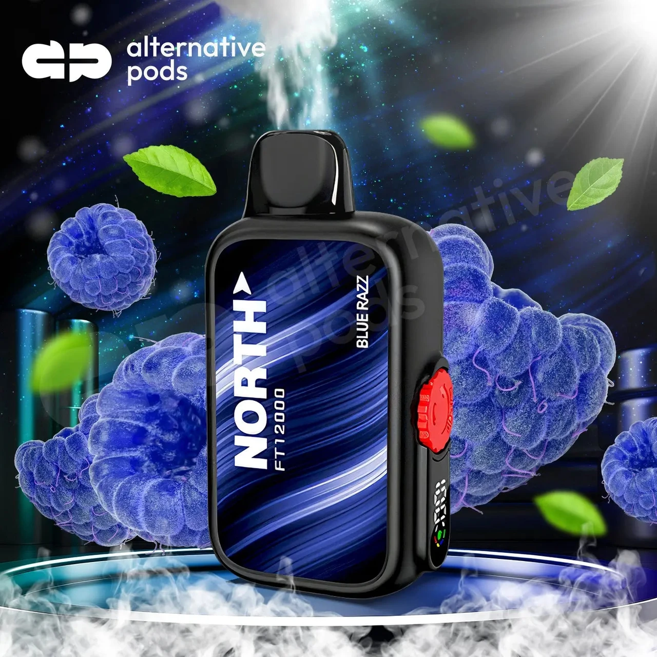 north vape - 12000 puffs price FT12000 15ML Disposable 55372735AA Pre-filled Flavour:Sour Apple (Blue Label) Alpine Vapor: An Elevated
