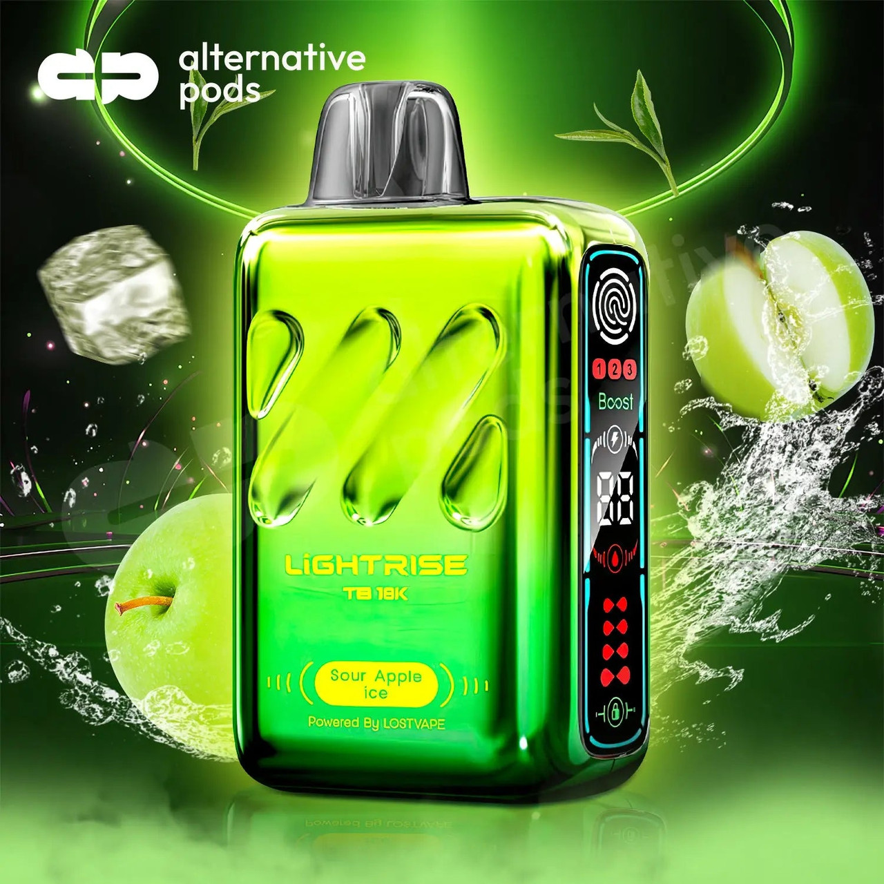 lightrise vape flavors TB 18K by Lost - Alternative pods Color:Black&Gold Disposable vape India Lambsbread | Blink 2.0
