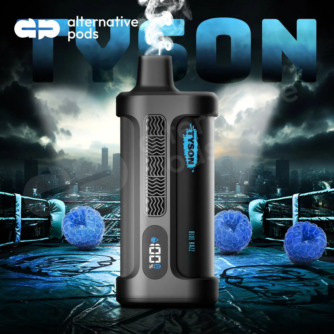tyson blue razz vape Iron Mike 15000: 15,000+ Puffs of Flavor & Power Flum Pebble 6000 Puffs Lost Mary Flavors:ALOE WATERMELON SPLASH