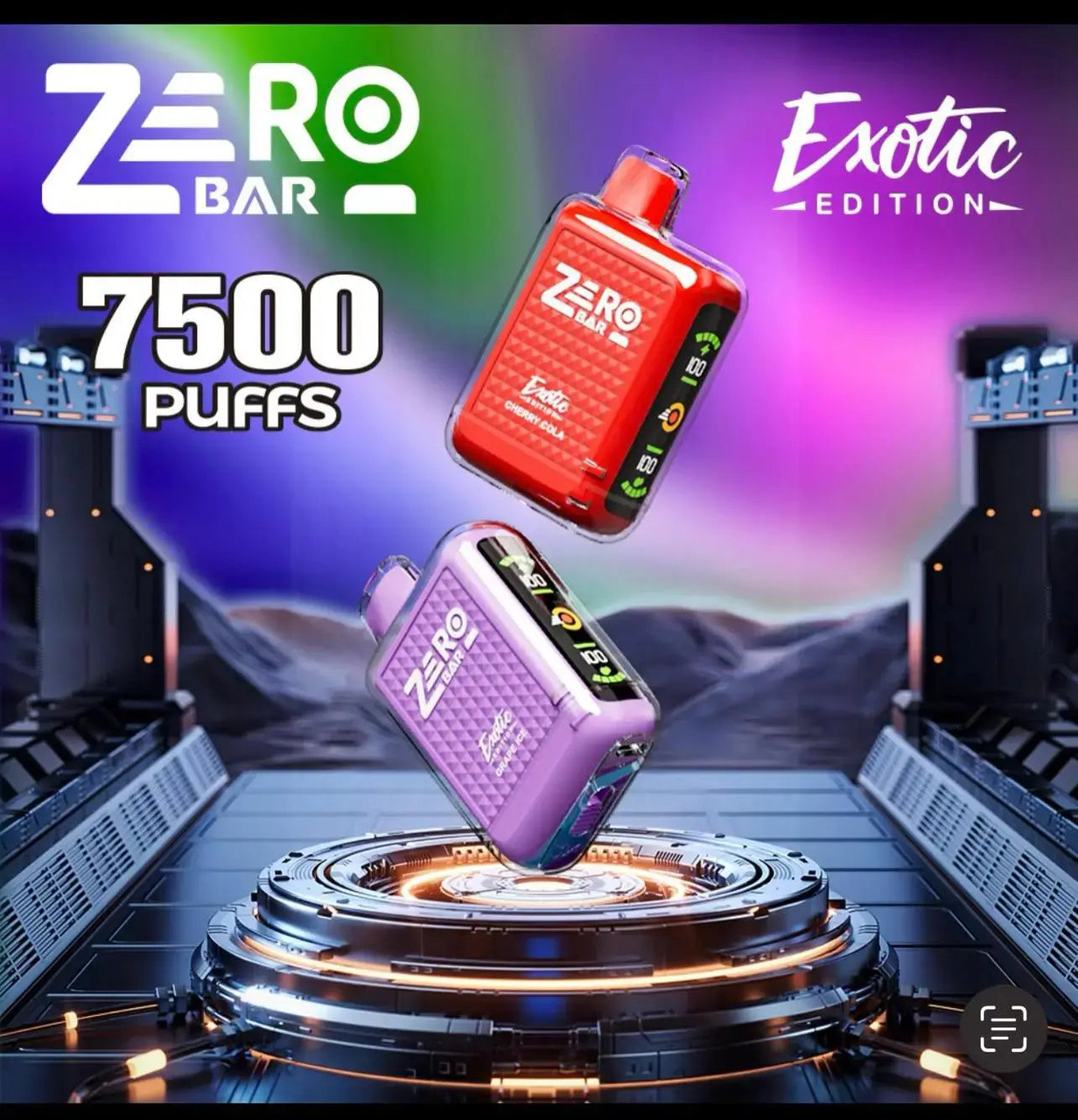 exotic smoke and vape Zero Bar 7500 - Alternative pods Color:[Digi Pro R]  Space Black Geek Bar Energy Drink elfbar nicotine free