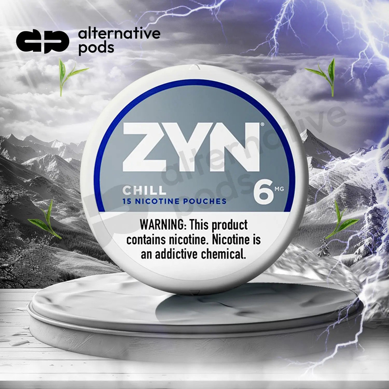 ゼンU ZenU 15P Zyn Nicotine Pouches 15ct: Refreshing & Tobacco-Free Nicotine