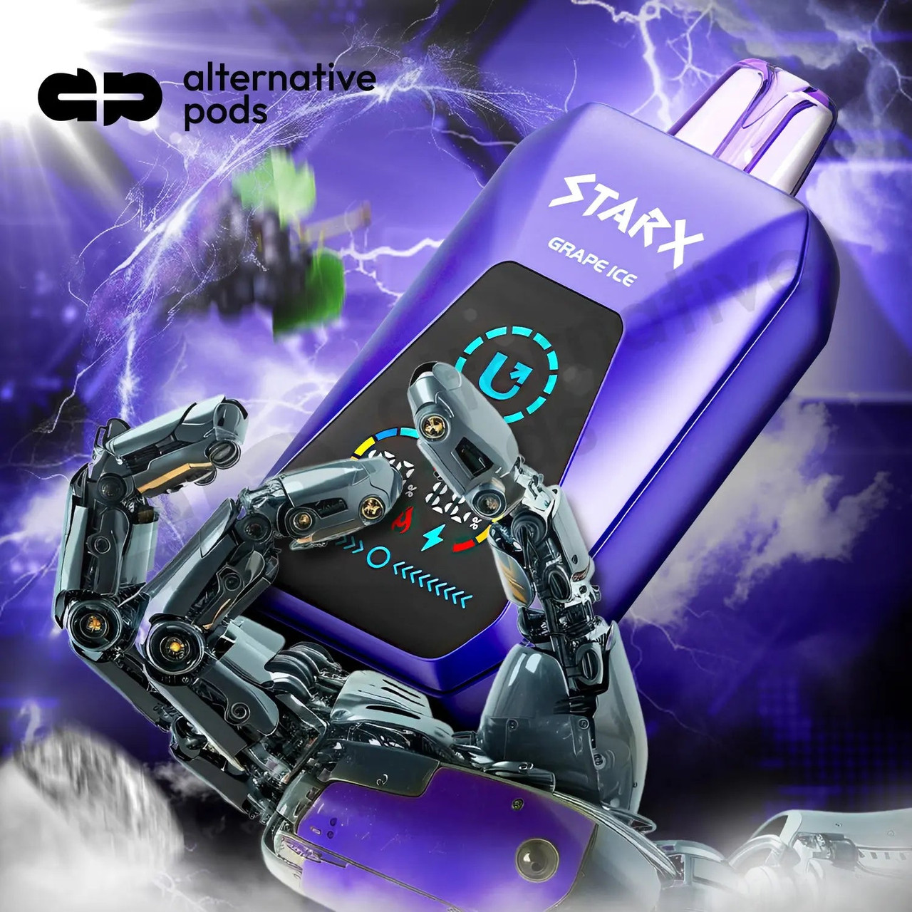 disposable vape machine STARX S20000 - Alternative pods Flavour:Tropical Orange Ice Secure Access TOP 10 BEST Vape Half baked