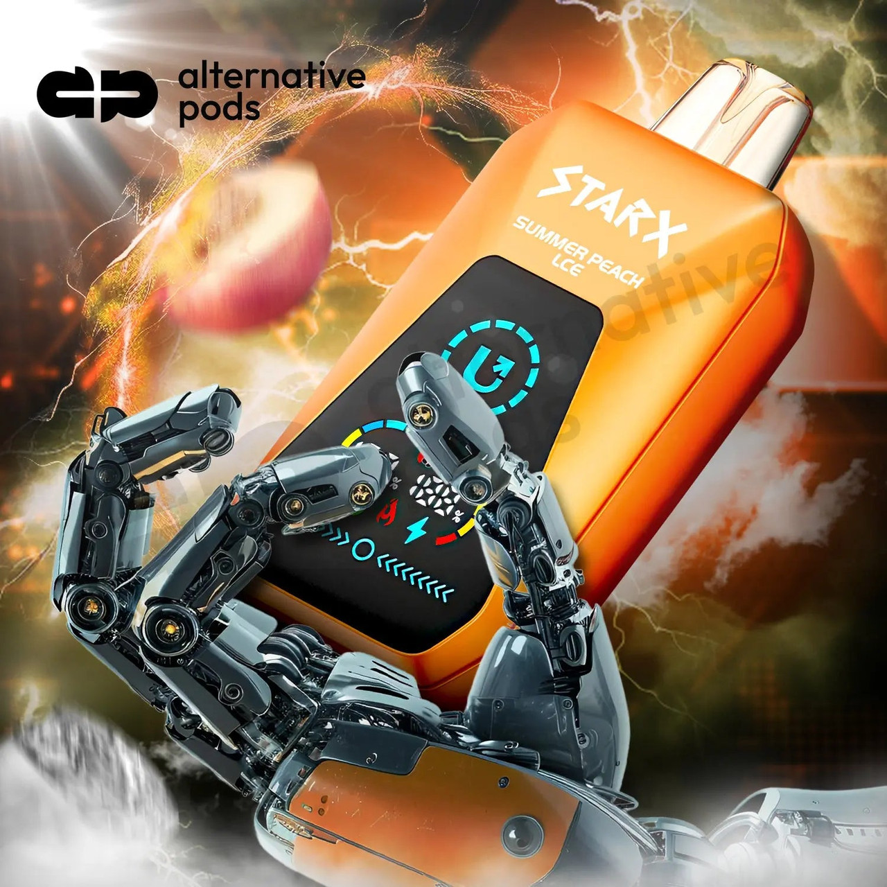 upends starx s20000 touch screen disposable vape - Alternative pods Flavour:S C Day Crawler Raz Flavor: compatible-with-1008924
