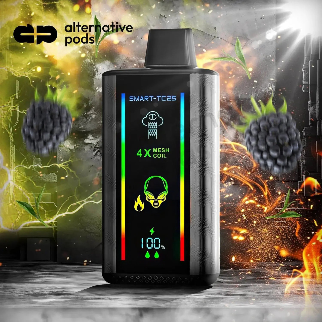 smart tc25 vape KangVape Onee Stick SMART-TC25K Flavors:Strawberry B-Pop ELFliq Kentucky Compliant Disposables |