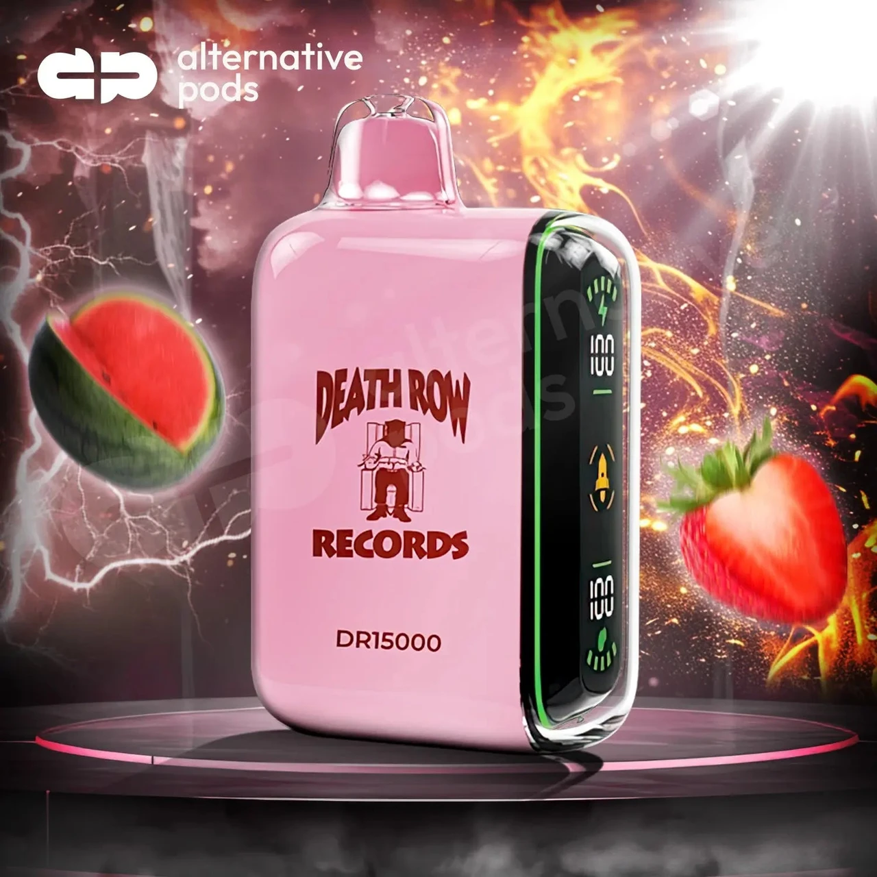death row disposable vape DR15K - Alternative pods Strength:20mg ON Tax Flum Float Mello Pro complete