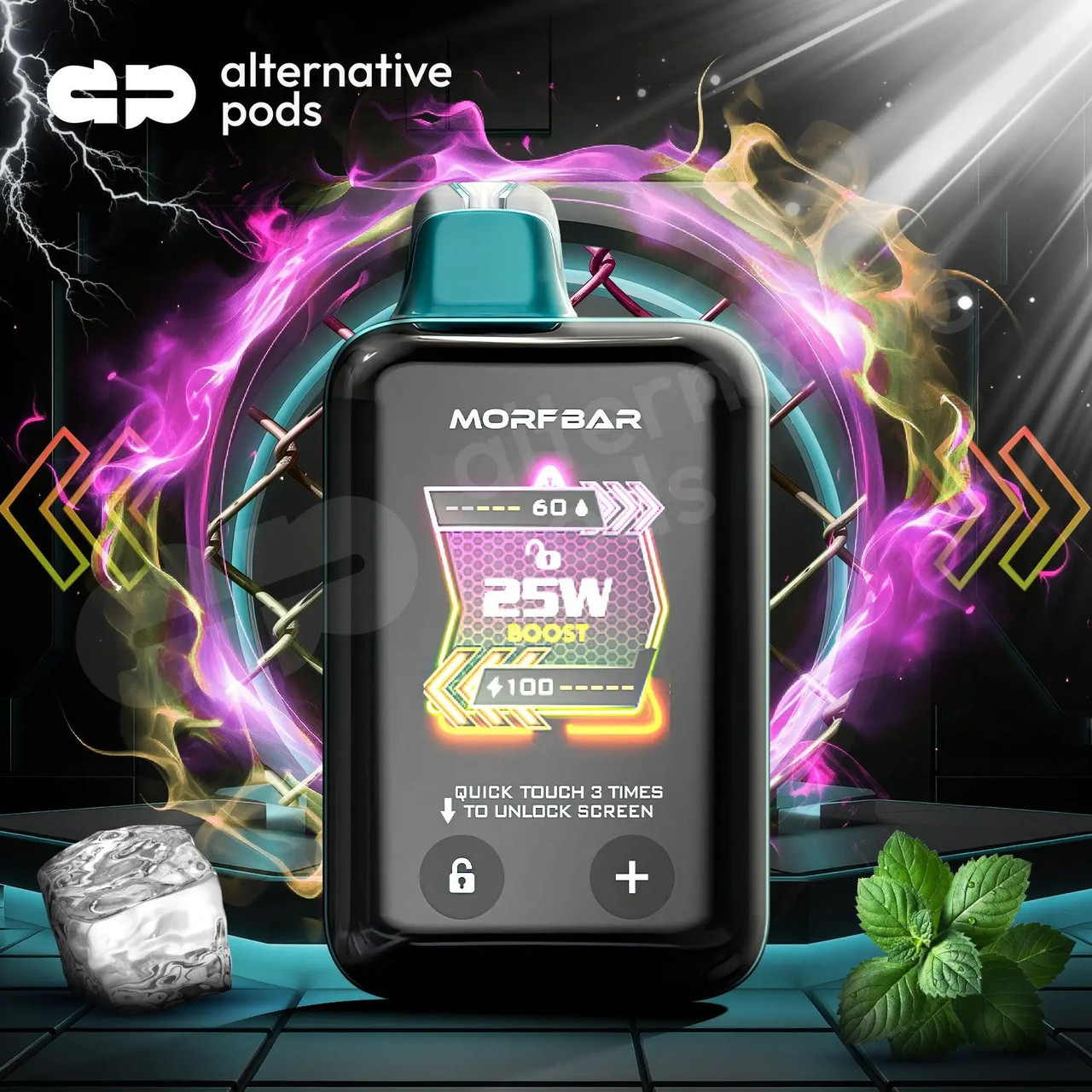 morf bar vape Touch by Smok 20K - Alternative pods Pink Berry Lemonade Geek Oil Vape Pen Select Flavor ::Lava Blast