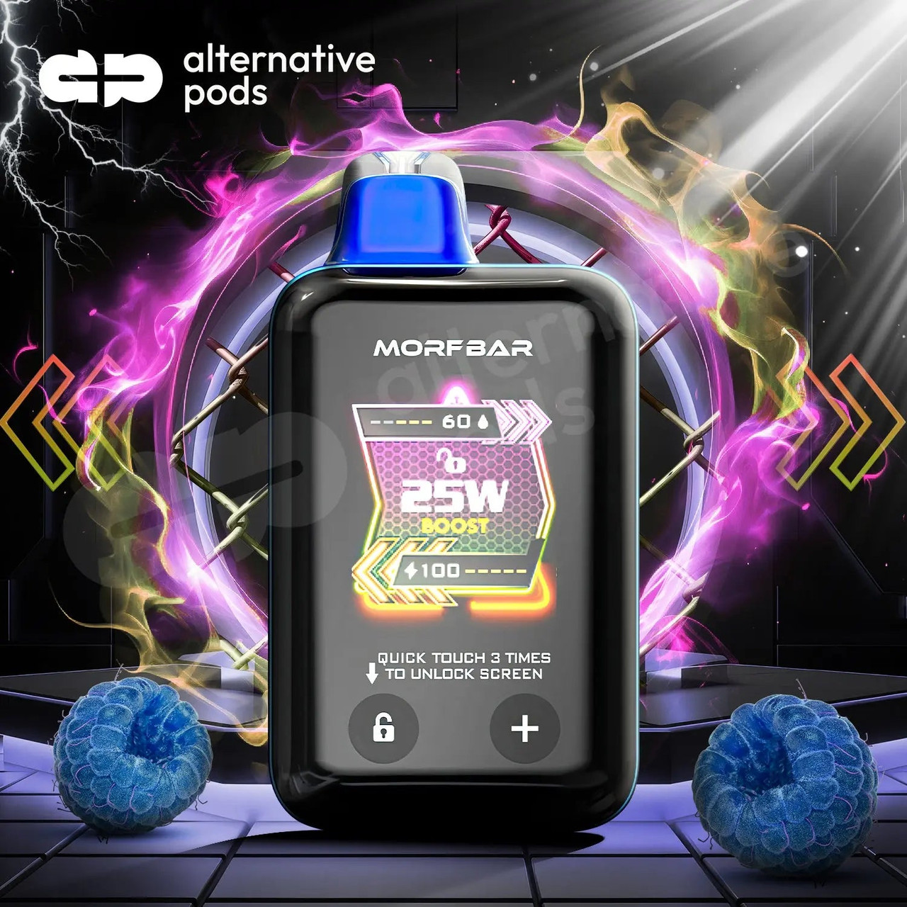 morf bar vape review Touch by Smok 20K - Alternative pods Flavours:Blue Razz Cherry FUME Ultra Disposable Vape 10mg