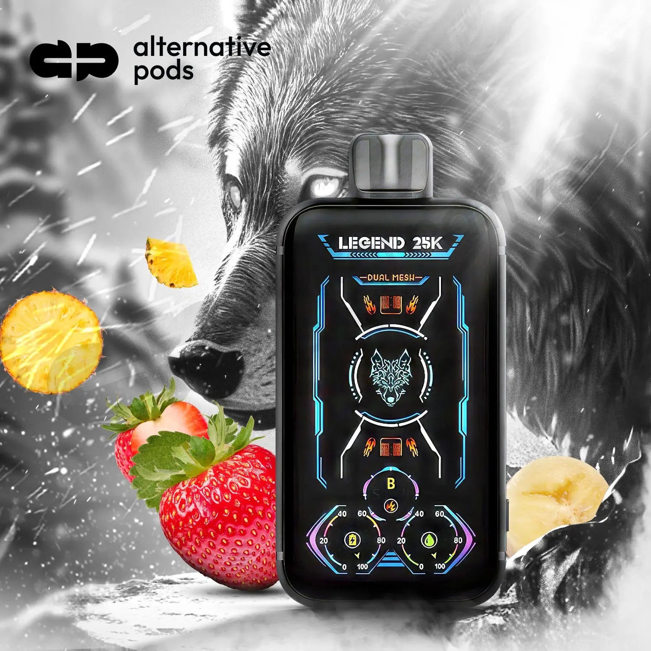Lucky Wolf Legend 25K Disposable - Alternative pods | Vape & Smoke