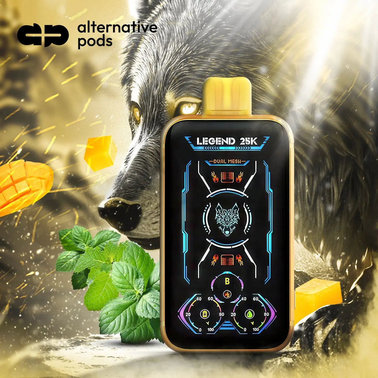 Lucky Wolf Legend 25K Disposable - Alternative pods | Vape & Smoke