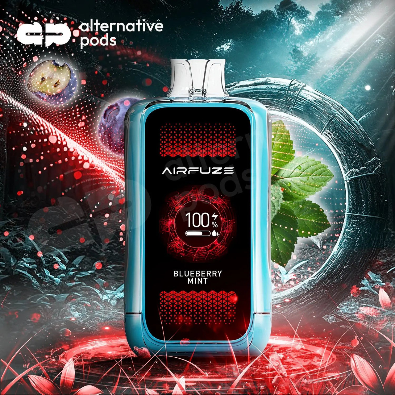 airfuze vape flavors JET 20000 Disposable - Alternative pods Color:Blue Green Shop Hybrid [1000mg] | technology