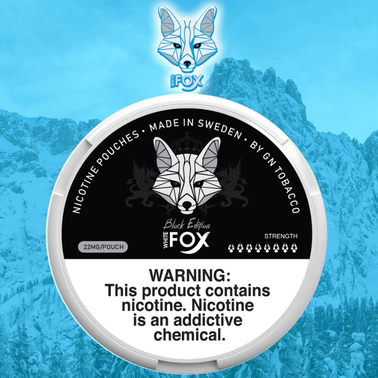 cigarettes white fox nicotine pouches Black Edition White Fox Nicotine Pouches Cool