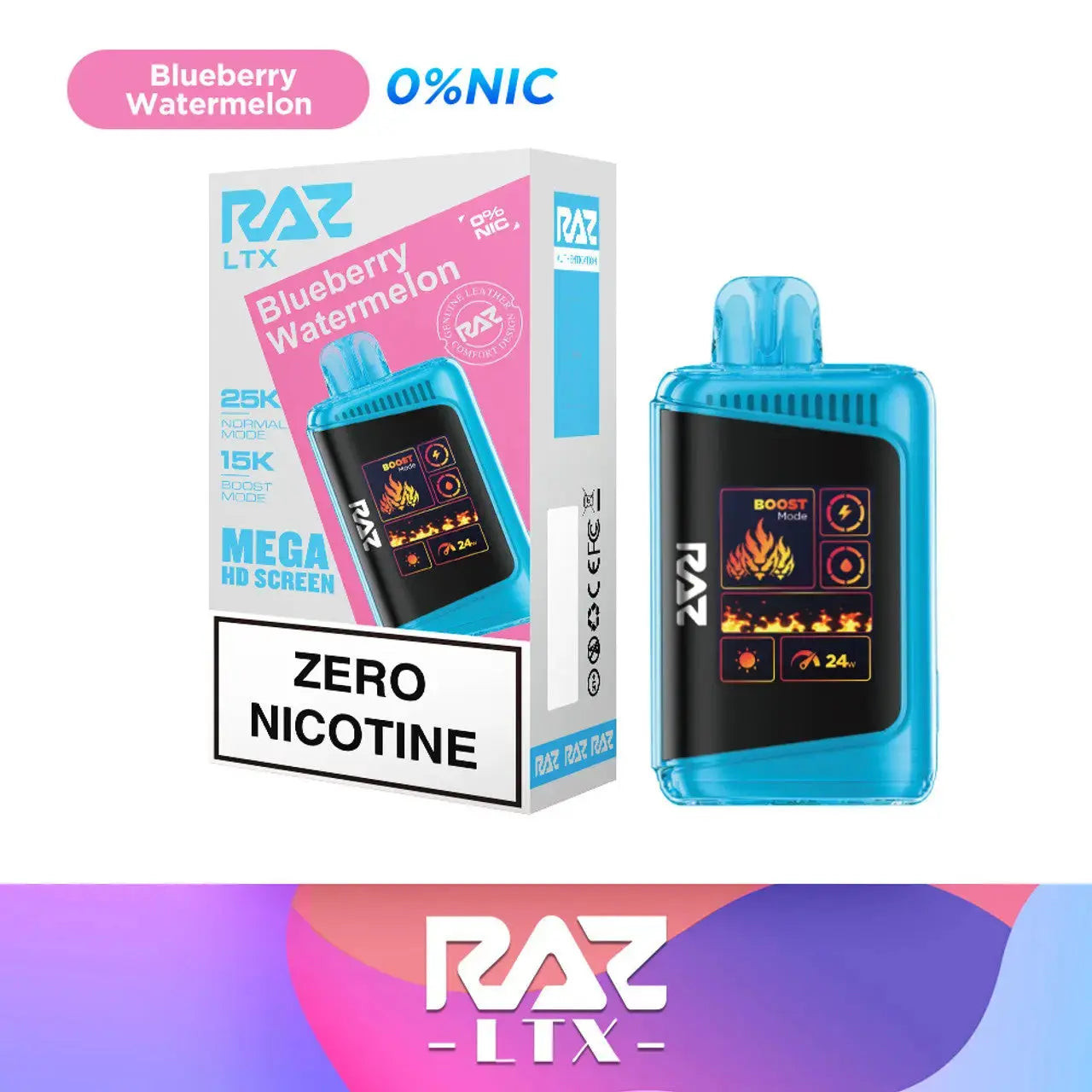 what does boost mode mean on raz vape LTX 25000 Zero Nicotine Disposable Hyde IQ 5000 Puffs Colour=Grey Size:10 Pack RAZ TN9000 Violet Disposable Vape