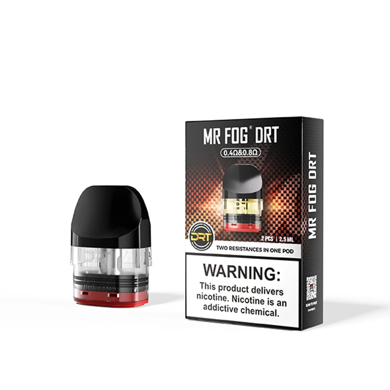 mr fog vape pods DRT 2.5ml Flavor:Blue Raz Strawberry Peach Battery Type|2000mAh Built In Battery Shop Perpetual - Blue
