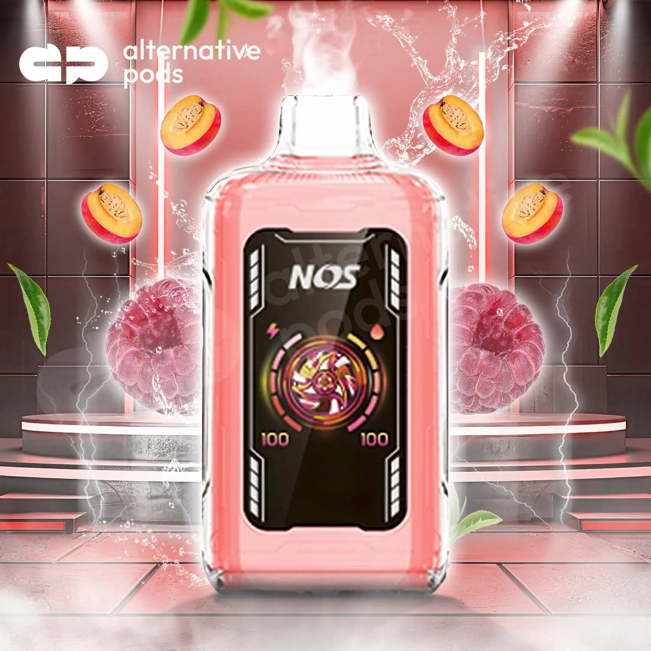 kylin bar vape Nos Turbo 30k Disposable 30,000 Lasting Puffs 70% VG / 30% PG Choose Flavor:Blue Razz Icy Blackcurrant Mint Lost Mary