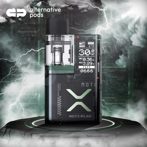 MOTI X Play 900mAh Pod System Starter Kit With 2ML Refillable Pod - Alternative pods | Online Vape & Smoke Shop