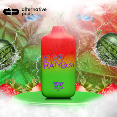 drip vape disposable Bad 6000 Puff Rechargeable - Alternative pods Flavour:Strawberry Kiwi Ice free liquids Ooze Runt Mini Battery
