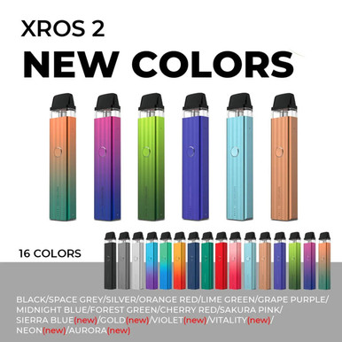 vaporesso xros 2 pod vape kit Starter Kit-2 x 2ML Replaceable Pods-$34.99 Flavor:Tropical Fruit Mint Rama 160000 Sour Blue