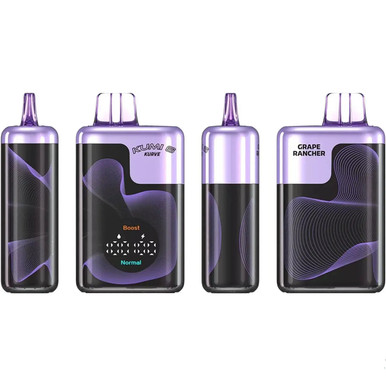 disposable vape 0.6 ohm coil KUMI 6 Kurve 35K bfpure Shop White Grape / Flavor:Blackberry Ice